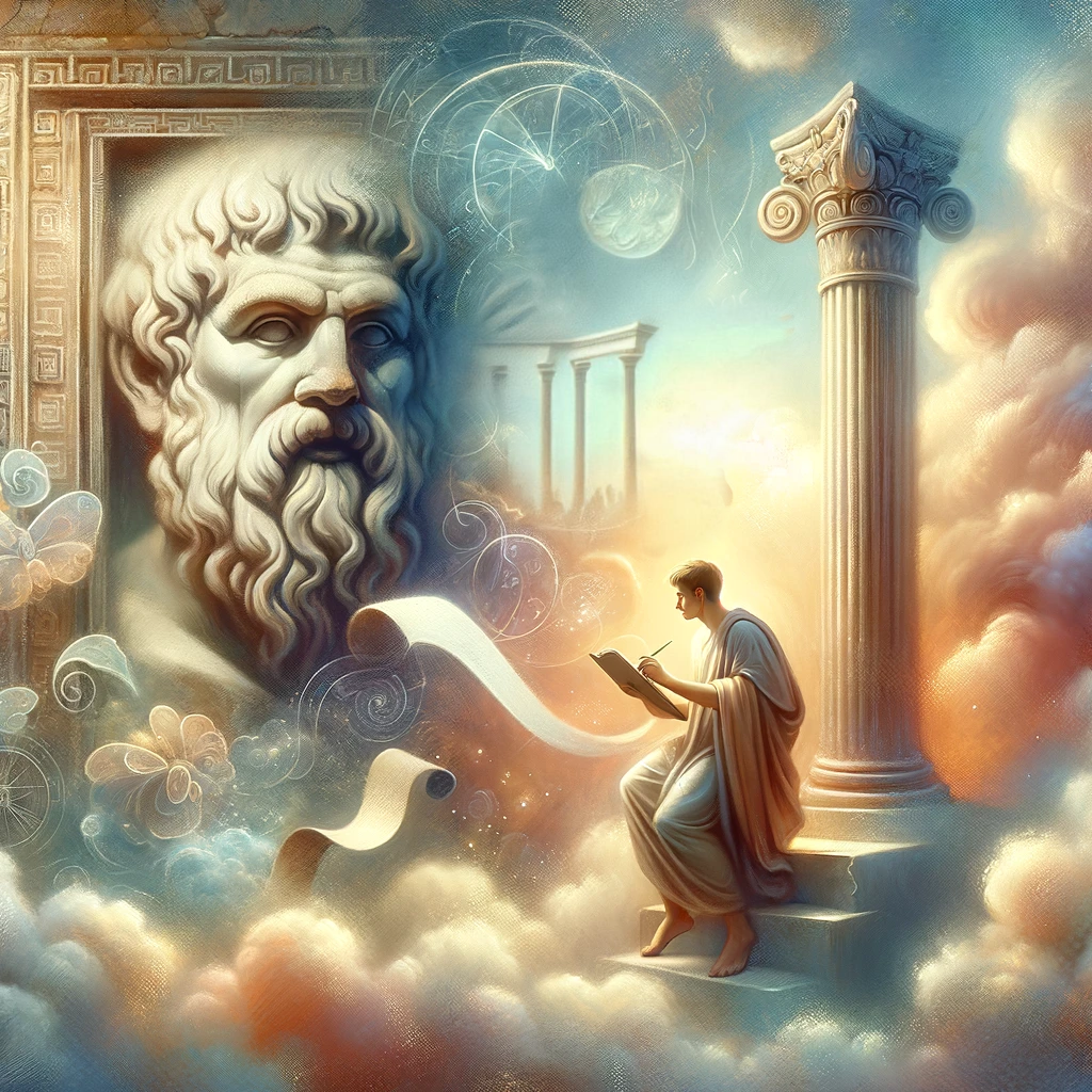 [Image de Socrate et un jeune homme]